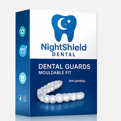 Box of NightShield Dental professional dental guards on a white background