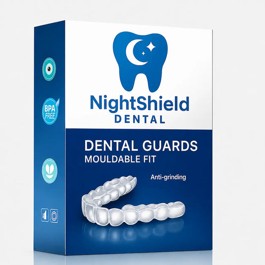Box of NightShield Dental professional dental guards on a white background